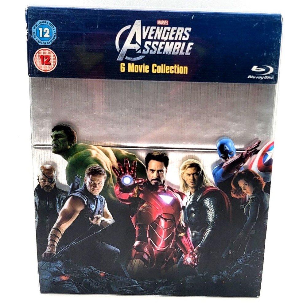 MARVEL'S Avengers Assemble 6 Movie Blu-ray Collection Box Set